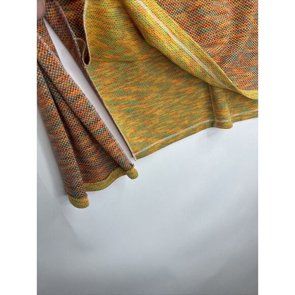 We the Free People Sunny Days Orange Multi Turtleneck Top Size Small - Picture 8 of 12